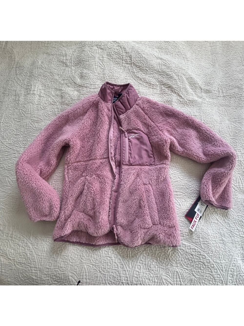 Reebok Pink Fleece NWT size M